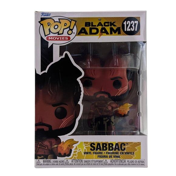 Funko Pop Black Adam Movie Sabbac DC Comics Vinyl Figure # 1237 New in Box - Picture 1 of 2